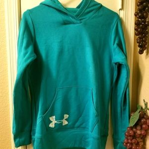Under armour teal sweatshirt